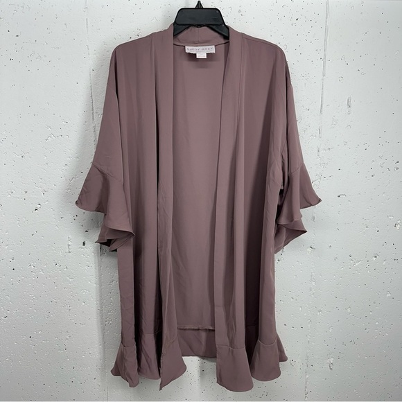Birdy Gey Women's Size Medium Large Lavender Robe no tie - Picture 1 of 14